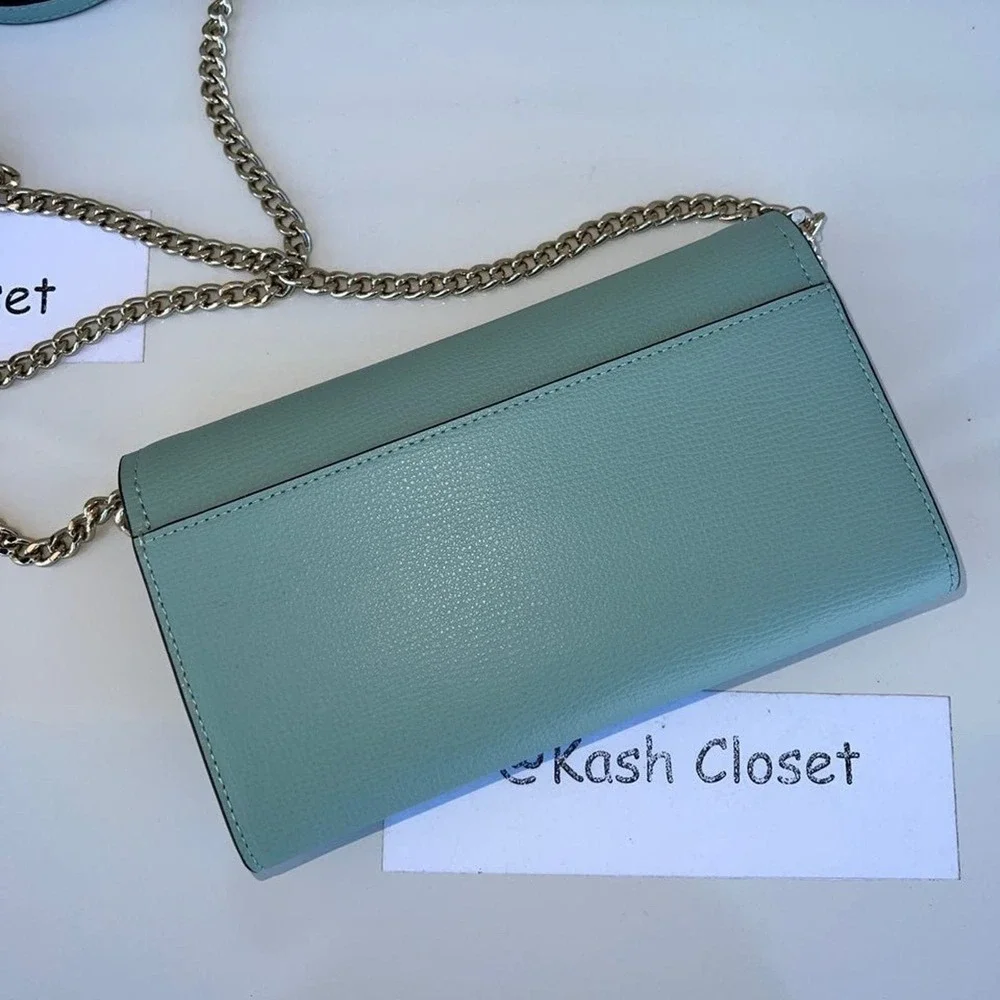 Kate Spade Darcy Embroidered Chain Crossbody & Convertible Wallet - Picture 2 of 12